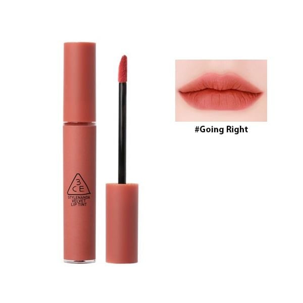 Son kem Lì 3ce Velvet Lip Tint 4g Mẫu Mới- Definition- Bitter Hour- Walk N Talk- Like Gentle- Cashmere Nude