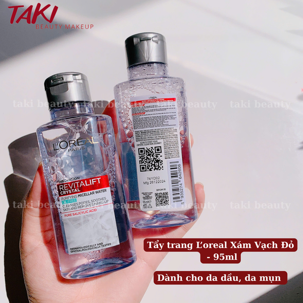 [ Hàng Công Ty-Minisize ] Nước Tẩy Trang Garnier Micellar Cleansing Water 50ml - L'oreal RevitaLift Hyaluronic Acid 95ml