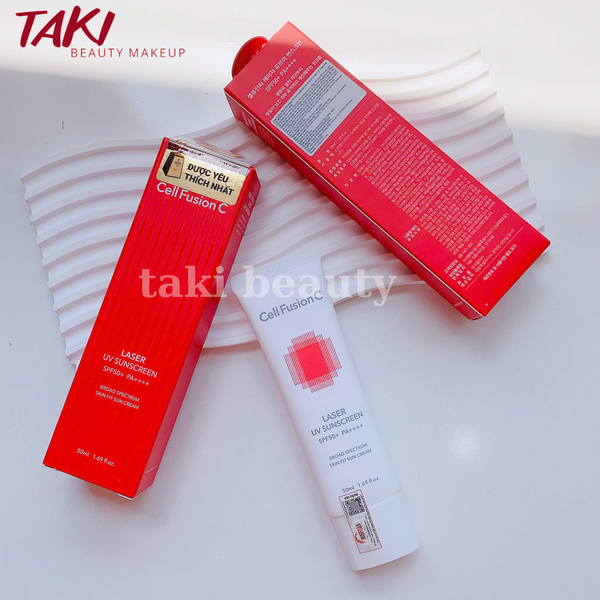 Kem chống nắng Cell Fusion C Laser - Toning - Advanced Clear Sunscreen 100 SPF 50+/PA+++