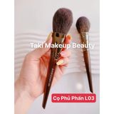  [Cọ Lẻ Đủ Loại] Cọ Trang Điểm Lông Thú Thân Gỗ Lớn- Nhỏ [Khối - Má Hồng - Môi - Mắt] 