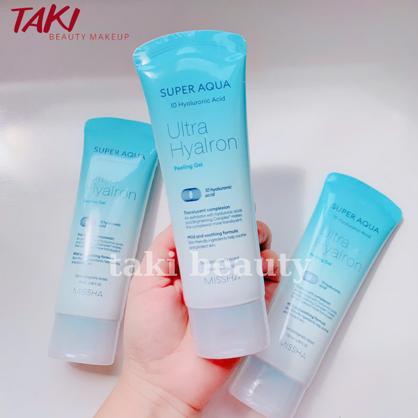 Gel Tẩy Tế Bào Chết MISSHA Super Aqua Ultra Hyalron Peeling Gel 100ml