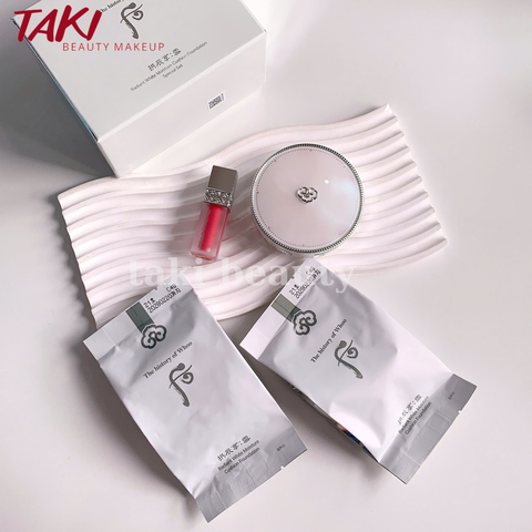 [ Tem LG ] Set Phấn Nước [2 Lõi+ Son] Whoo Gongjinhyang Seol Radiant White Moisture Cushion Foundation