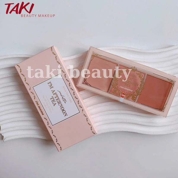Má hồng I'm Meme Blusher Palette 3 ô