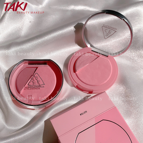 Phấn Má Hồng 3CE Blushlighter Lazy Talk- Slick - Early Now - Middle Hype - What If - Beige Hour -Coral Flush