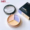 [HỘP TRÒN] Che Khuyết Điểm The Saem Cover Perfection Triple Pot Concealer