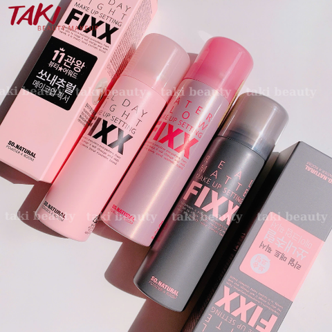 Xịt khoá nền SO Natural Water Glow - Water Real Matte - All day tight Make Up setting fixx 75ml - 120ml