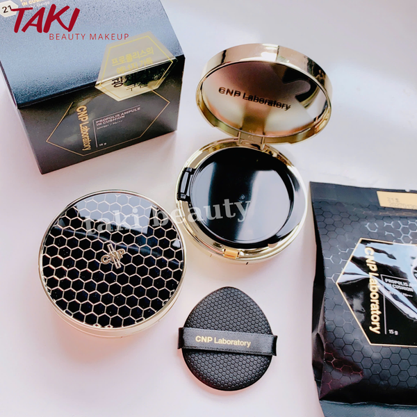 Phấn Nước CNP Laboratory Propolis Ampule In Cushion SPF50+/ PA+++ 15g KÈM lõi #TONE 21