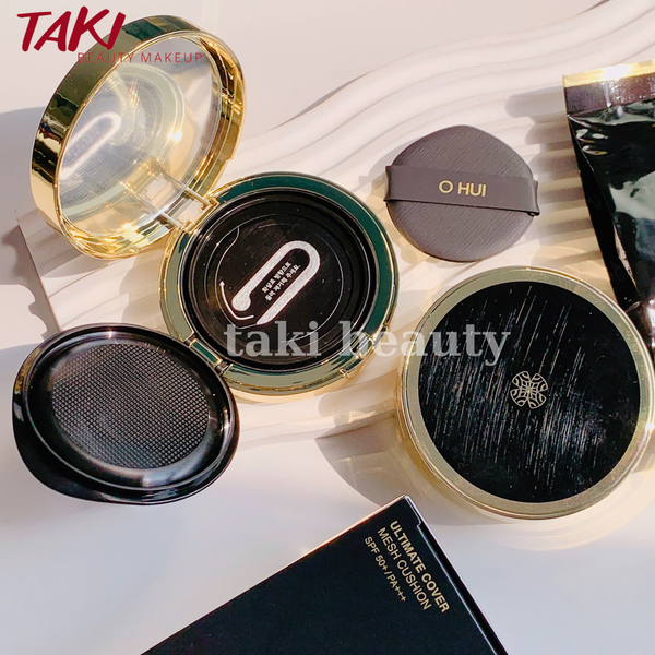 [Kèm Lõi] Phấn Nước Ohui Ultimate Cover Lifting / Satin / Mesh Cushion 15g Căng Mướt Da