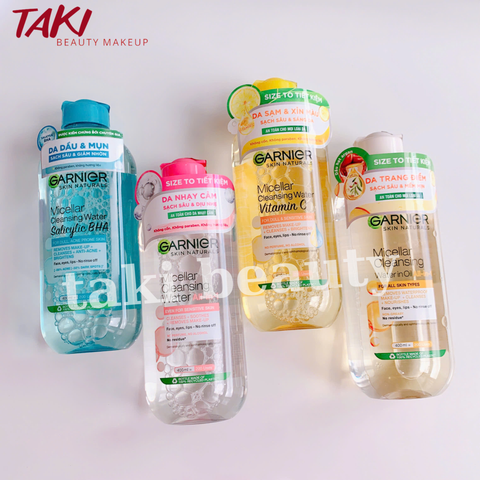 Nước Tẩy Trang Garnier Skinactive 400ml- Nhiều Màu (Pháp)