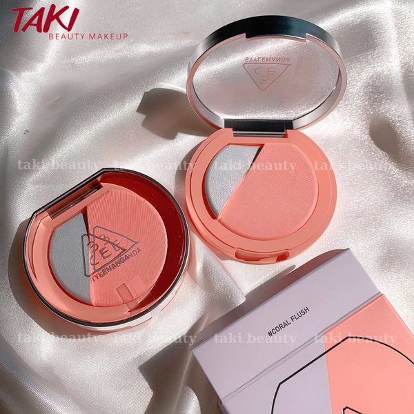 Phấn Má Hồng 3CE Blushlighter Lazy Talk- Slick - Early Now - Middle Hype - What If - Beige Hour -Coral Flush