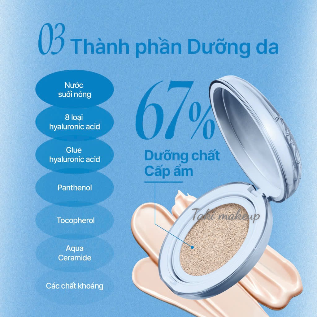Phấn Nước Fwee Glass Natural - Fwee Egg Fit Cover Cushion SPF50+ PA+++