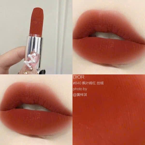 [MẪU MỚI 2024] SON DIOR ROUGE VELVET FINISH FULLSIZE NẮP NAM CHÂM