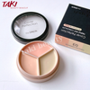 [HỘP TRÒN] Che Khuyết Điểm The Saem Cover Perfection Triple Pot Concealer