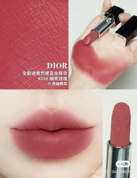 [MẪU MỚI 2024] SON DIOR ROUGE VELVET FINISH FULLSIZE NẮP NAM CHÂM