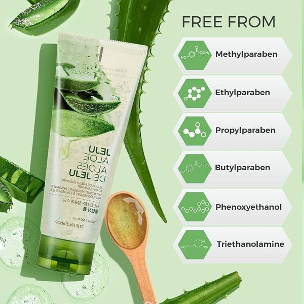 Sữa Rửa Mặt THE FACE SHOP Jeju Aloe Fresh Soothing Foam Cleanser 150ml