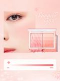  Phấn Má Hồng 2 ô Dasique Blending Layer Cheek Summer Coral 11g 