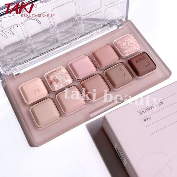 Bảng Phấn Mắt 2 Ô - 10 Ô Lilybyred Mood Keyboard Palette [01 - 02 - 03 - 04 - 05- 06- 07- 08]- Màu Mắt Lilybyred