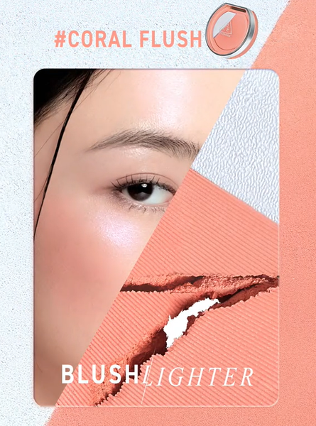 Phấn Má Hồng 3CE Blushlighter Lazy Talk- Slick - Early Now - Middle Hype - What If - Beige Hour -Coral Flush