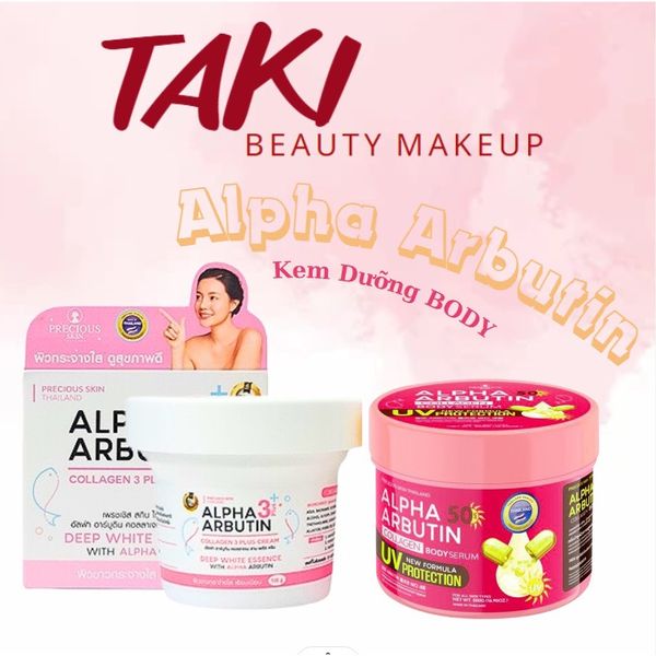 Kem Dưỡng Thể Chống Nắng Alpha Arbutin 500g Ngày Và Đêm