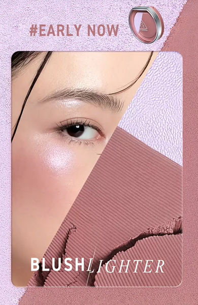 Phấn Má Hồng 3CE Blushlighter Lazy Talk- Slick - Early Now - Middle Hype - What If - Beige Hour -Coral Flush