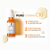  Serum Tái Tạo, Phục Hồi Da, Dưỡng Sáng Ngừa Thâm La Roche-Posay Hyalu B5 & Vitamin C10 Pure 30ml 