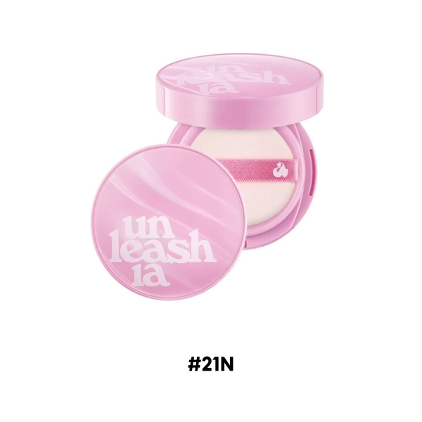 Phấn Nước Cushion Unleashia SPF50+/PA++++ 15g Xanh lá , Xanh Dương , Hồng