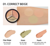 [HỘP TRÒN] Che Khuyết Điểm The Saem Cover Perfection Triple Pot Concealer