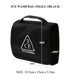 Túi Đựng Mỹ Phẩm + Cọ Đa Năng 3ce Wash Bag Small Pink Beige Black Đen- Hồng (26x17x7cm- 19.5x15x 5.5cm)