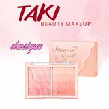  Phấn Má Hồng 2 ô Dasique Blending Layer Cheek Summer Coral 11g 