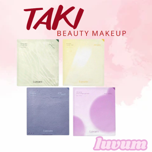 Mặt Nạ Thạch Dưỡng Da Luvum Gel Mask 33g Vàng - Xám - Hồng - Xanh Lá (Miếng lẻ)