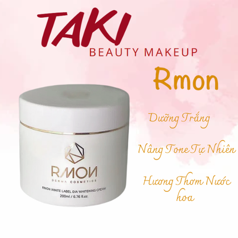 Kem Ủ Trắng và Make-Up Da Body RMON White Label Dia Whitening Cream 200ml