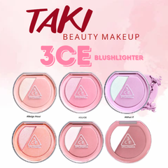 Phấn Má Hồng 3CE Blushlighter Lazy Talk- Slick - Early Now - Middle Hype - What If - Beige Hour -Coral Flush