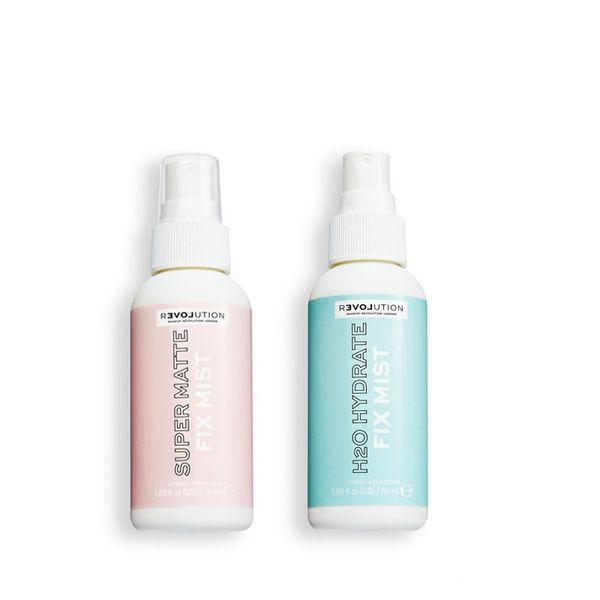 Xịt Khoáng Revolution Makeup Fix Mist 50ml [Xanh Lá- Hồng- Xanh Dương]