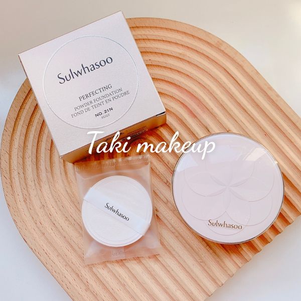 Phấn Phủ Nén Sulwhasoo Perfecting Powder Foundation 11g Dưỡng Trắng Chống Lão Hóa, Cho Làn Da Căng Mịn