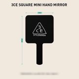Gương Cầm Tay 3CE Square Mini Hand Mirror Dáng Vuông 90 x 160mm [Hồng- Trắng Mymoves- Đỏ Mymoves]