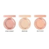 Phấn Bắt Sáng 3CE Glow Beam Highlighter 8.5g- [Rear Side- Take A Moment- Go To Show] (Hộp Tròn)