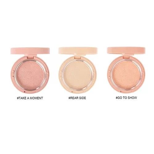 Phấn Bắt Sáng 3CE Glow Beam Highlighter 8.5g- [Rear Side- Take A Moment- Go To Show] (Hộp Tròn)