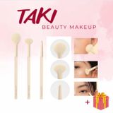  Cọ Trang Điểm Cá Nhân 3ce [Cọ Bắt Sáng Flat Oval Fan Brush- Cọ Bắt Sáng Flat Half Fan Brush- Cọ Mắt Multi Detail Brush] 