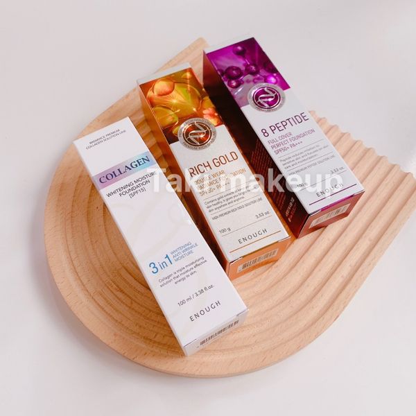Kem Nền Collagen Moisture Enough SPF15 100ml ( 3in1, 8 Peptide , Rich Gold,  Ultra X10, Collagen Mositure)