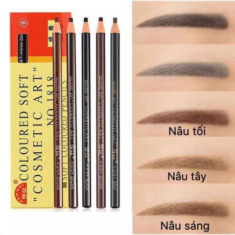 Chì Xé Kẻ Chân Mày Cao Cấp Chống Trôi, Chống Thấm Cosmetic Art Eyebrow Pencil