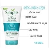 Sữa Rửa Mặt Simple 150ml (Nhiều Dòng)