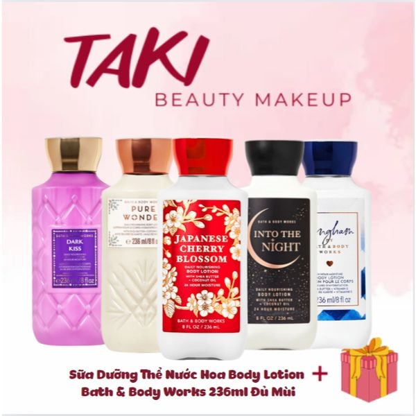 Sữa Dưỡng Thể Nước Hoa Body Lotion Bath & Body Works 236ml Đủ Mùi