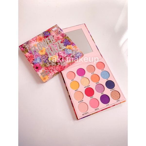 Bảng Phấn Mắt Revolution Makeup Obsession Shadow Palette - 16 ô (Flower Haze - Kombucha Kiss)