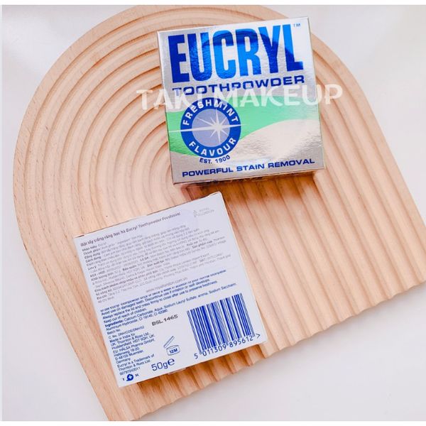 [ Thanh Lý ] Kem Đánh Răng Và Bột Làm Trắng Răng Eucryl Toothpowder Hương Bạc Hà