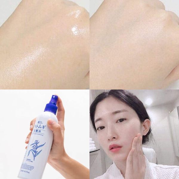 Xịt Khoáng Dưỡng Ẩm Và Làm Sáng Da Reihaku Hatomugi Mist Lotion 250ml