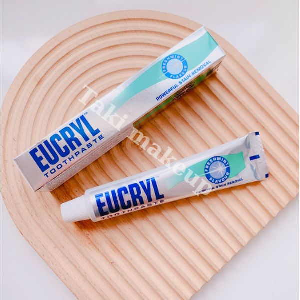 [ Thanh Lý ] Kem Đánh Răng Và Bột Làm Trắng Răng Eucryl Toothpowder Hương Bạc Hà