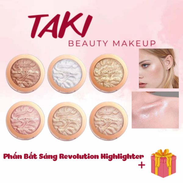 Phấn Bắt Sáng Revolution Highlighter Reloaded 10g-6.5g [Just My Type- Raise The Bar- Golden Lights-Set The Tone]