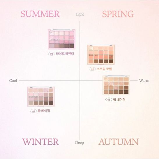 Bảng Mắt 20 ô Dasique Mood Shadow Palette Color Atelier Collection