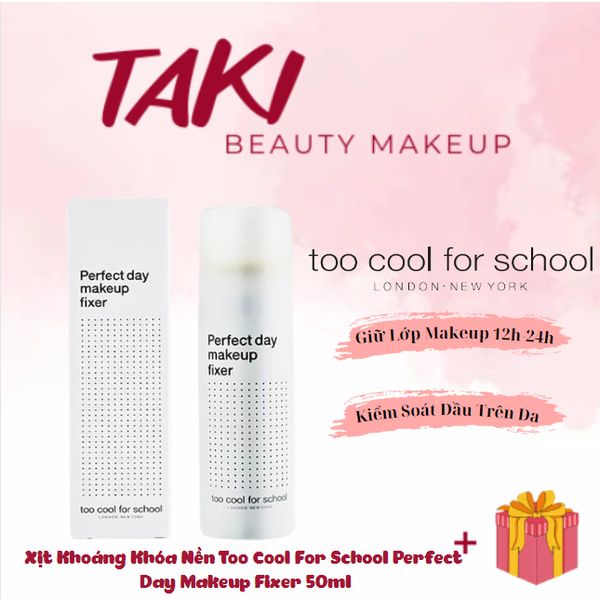 Xịt Khoáng Khóa Nền Too Cool For School Perfect Day Makeup Fixer