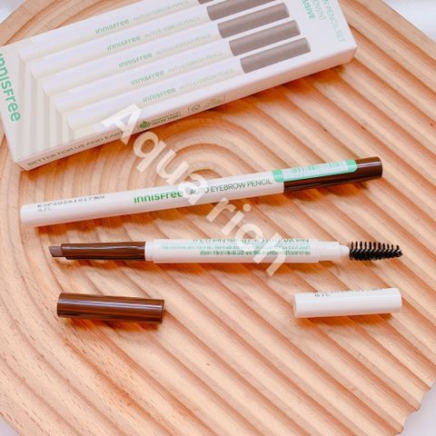 [ Mẫu Mới] Chì Kẻ Mày 2 Đầu Innisfree Auto Eyebrow Pencil [ 04- 05- 06]